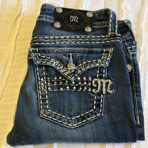 Miss Me Straight Leg Jeans Medium Wash